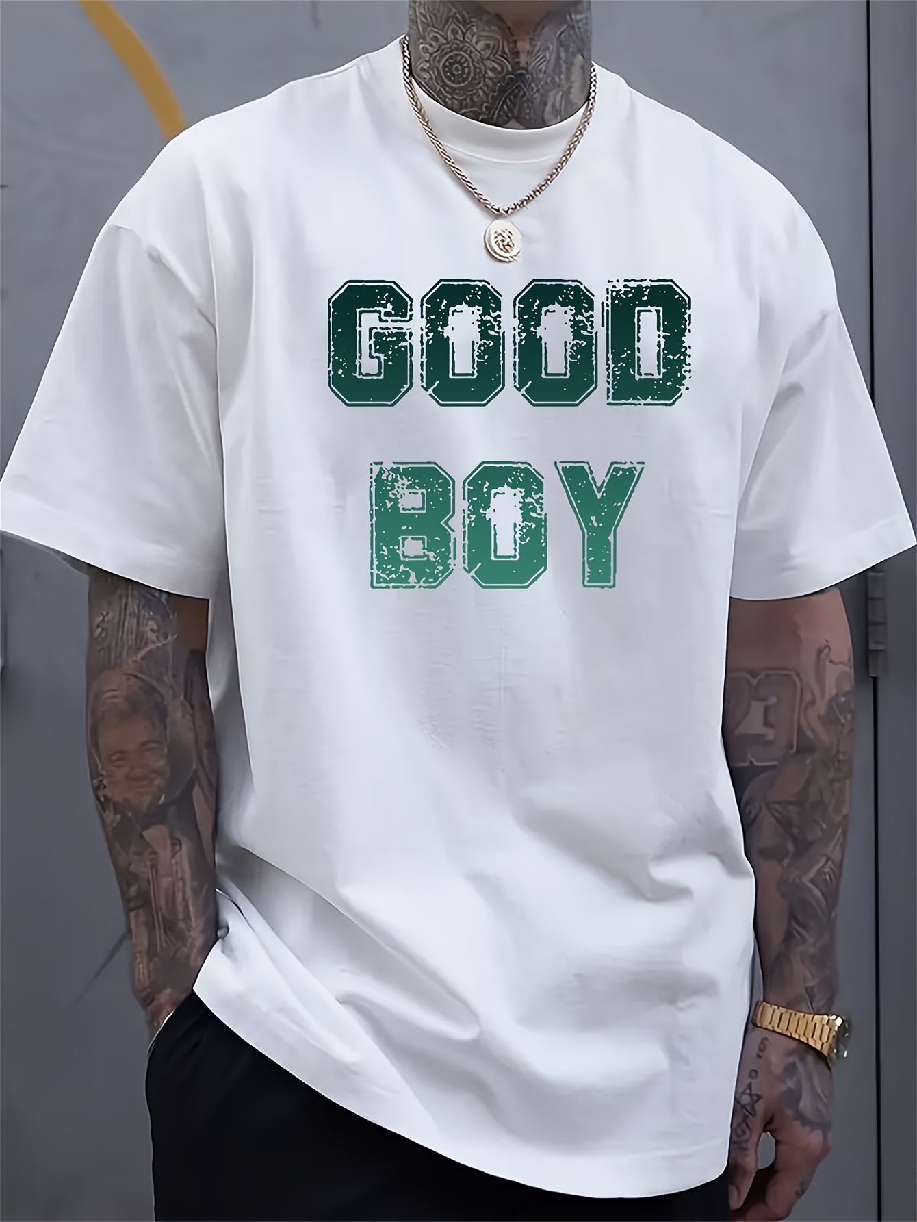 Men'S Urban Formal Wear - เสื้อยืดพิมพ์ลาย 