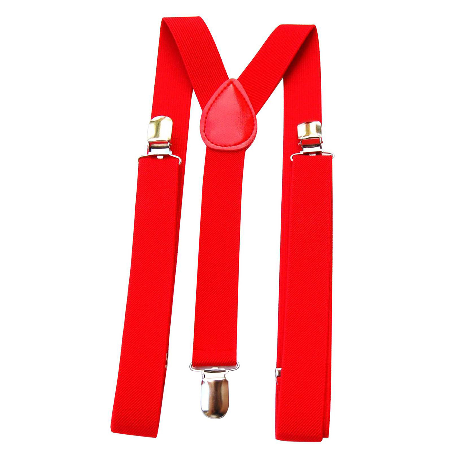 Men'S Formal Wear With Suspenders - ชุดสายเอี๊ยมปรับระดับได้สีแดงสำหรับผู้ชาย พร้อมโบว์ไท ชุดสำหรับงานทางการ งานปาร์ตี้ งานแต่งงาน อุปกรณ์เสริมสไตล์คลาสสิก
