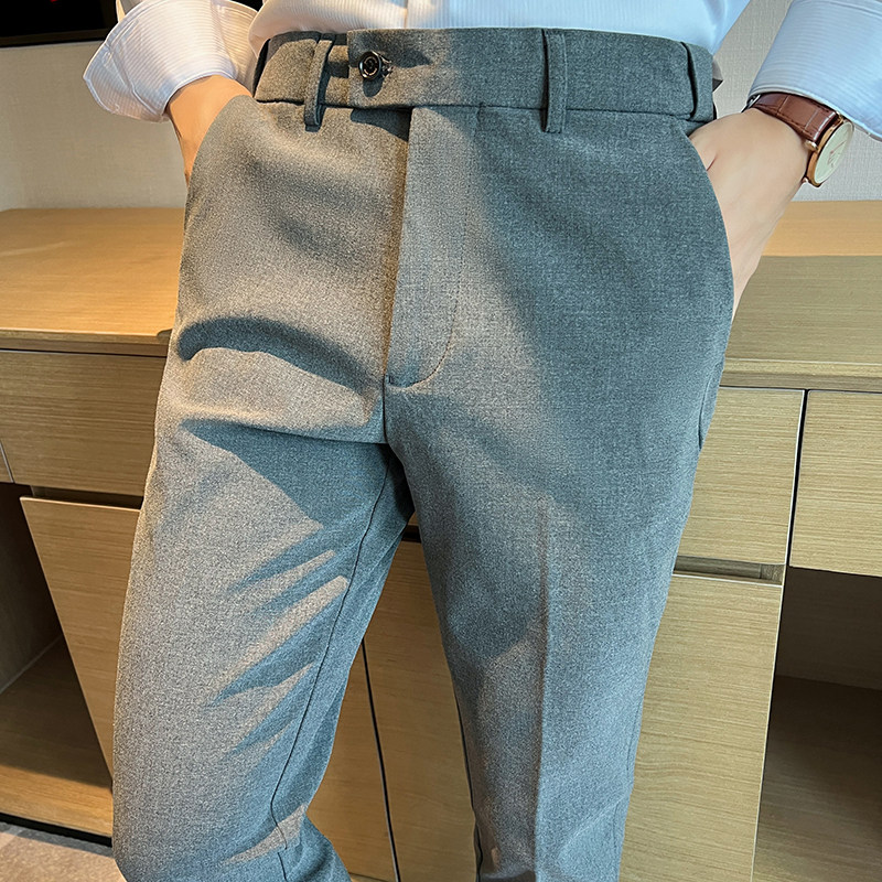 กางเกงขายาวเอวยางยืดพรีเมียมสำ - Men'S Urban Formal Wear บทวิจารณ์และราคา