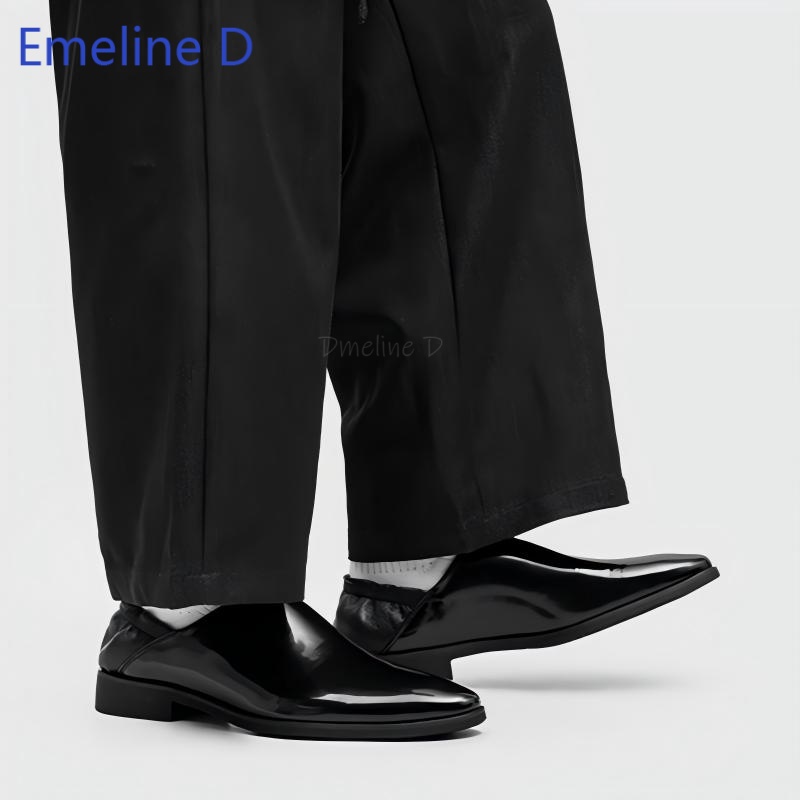 รองเท้าโลฟเฟอร์หนังแก้วเงาสำหร - Men'S Urban Formal Wear บทวิจารณ์และราคา