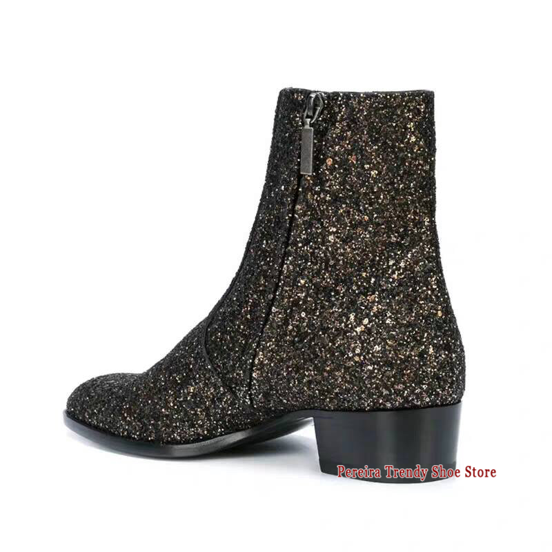 ฤดูใบไม้ร่วงฤดูหนาวรองเท้าบูทเ - Men Formal Wear With Boots บทวิจารณ์และราคา