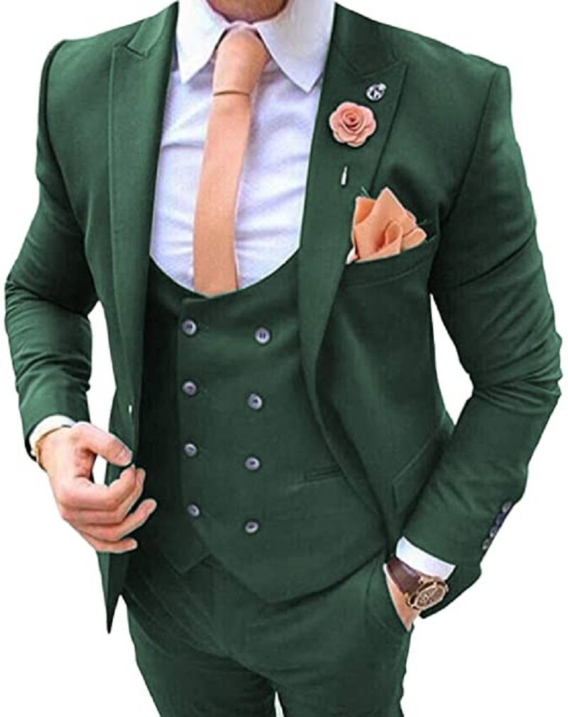 ชุดสูทผู้ชายสีน้ำเงินกรมท่า 3  - Men Formal Wear Blue บทวิจารณ์และราคา