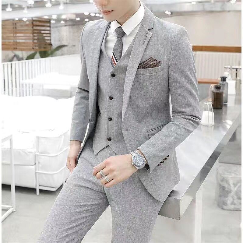 ชุดสูทผู้ชายทรงเข้ารูป ลายทาง  - Men'S Urban Formal Wear บทวิจารณ์และราคา