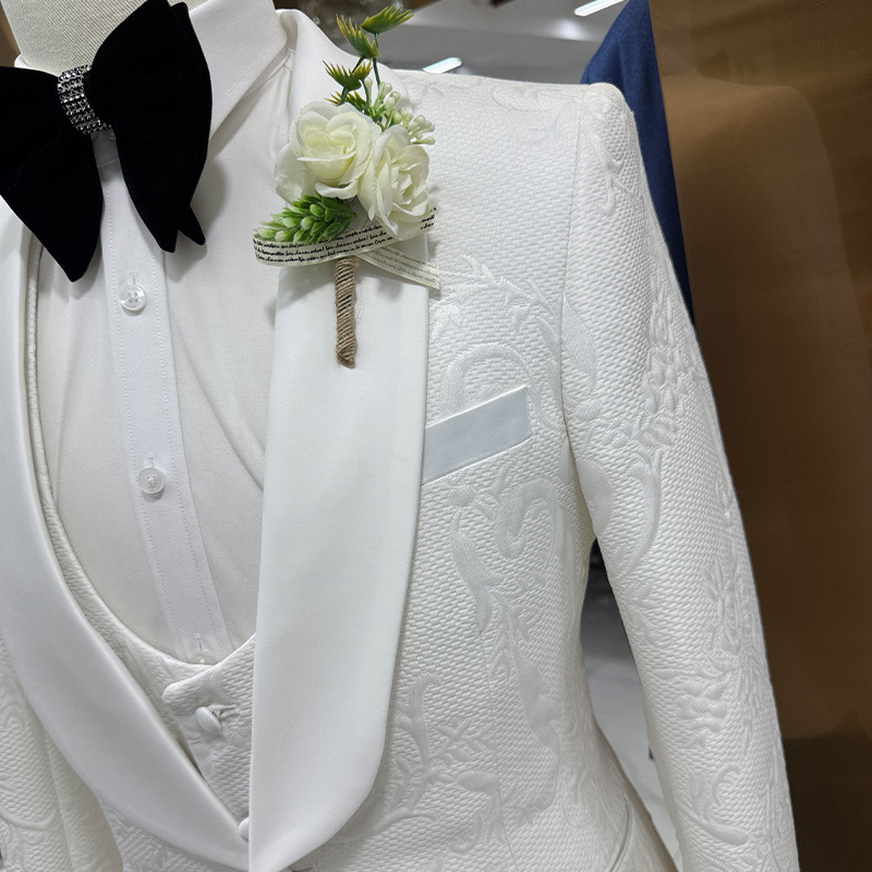 ชุดสูทแต่งงานผู้ชาย สีขาว 3 ชิ - Formal Wear For Men In Wedding บทวิจารณ์และราคา