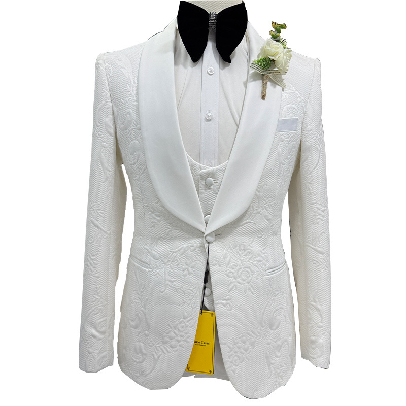 ชุดสูทแต่งงานผู้ชาย สีขาว 3 ชิ - Formal Wear For Men In Wedding บทวิจารณ์และราคา