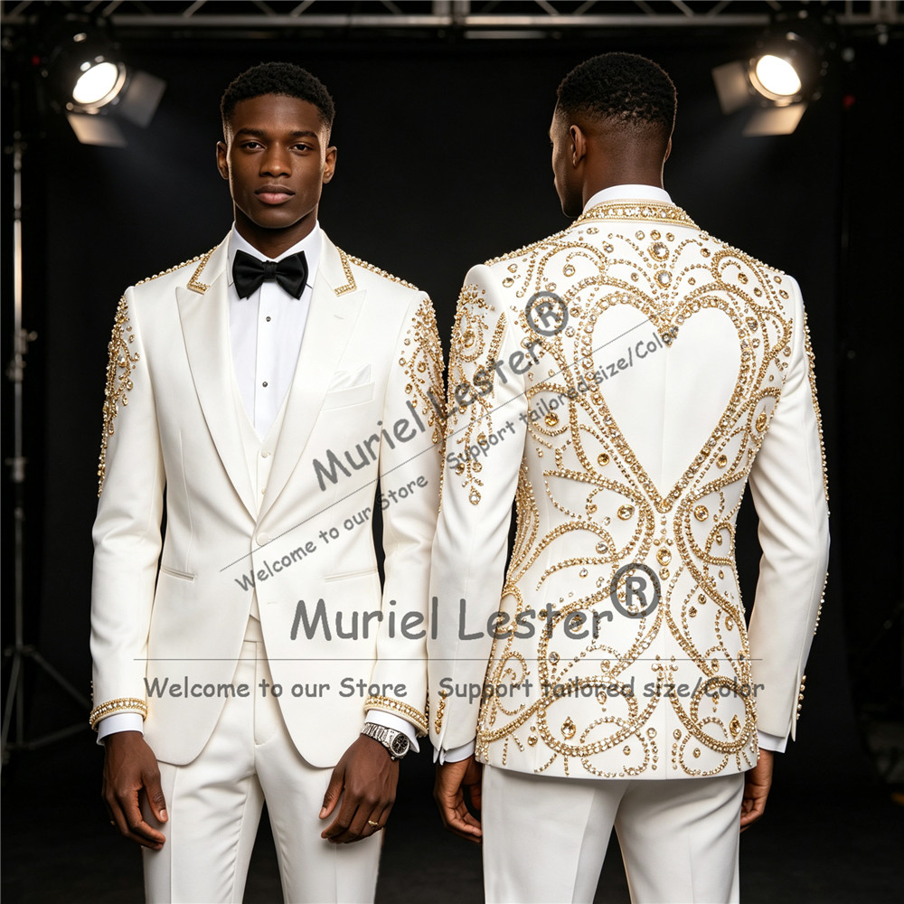 ชุดสูทผู้ชาย 3 ชิ้น ประดับเพชร - Formal Wear For Men In Wedding บทวิจารณ์และราคา