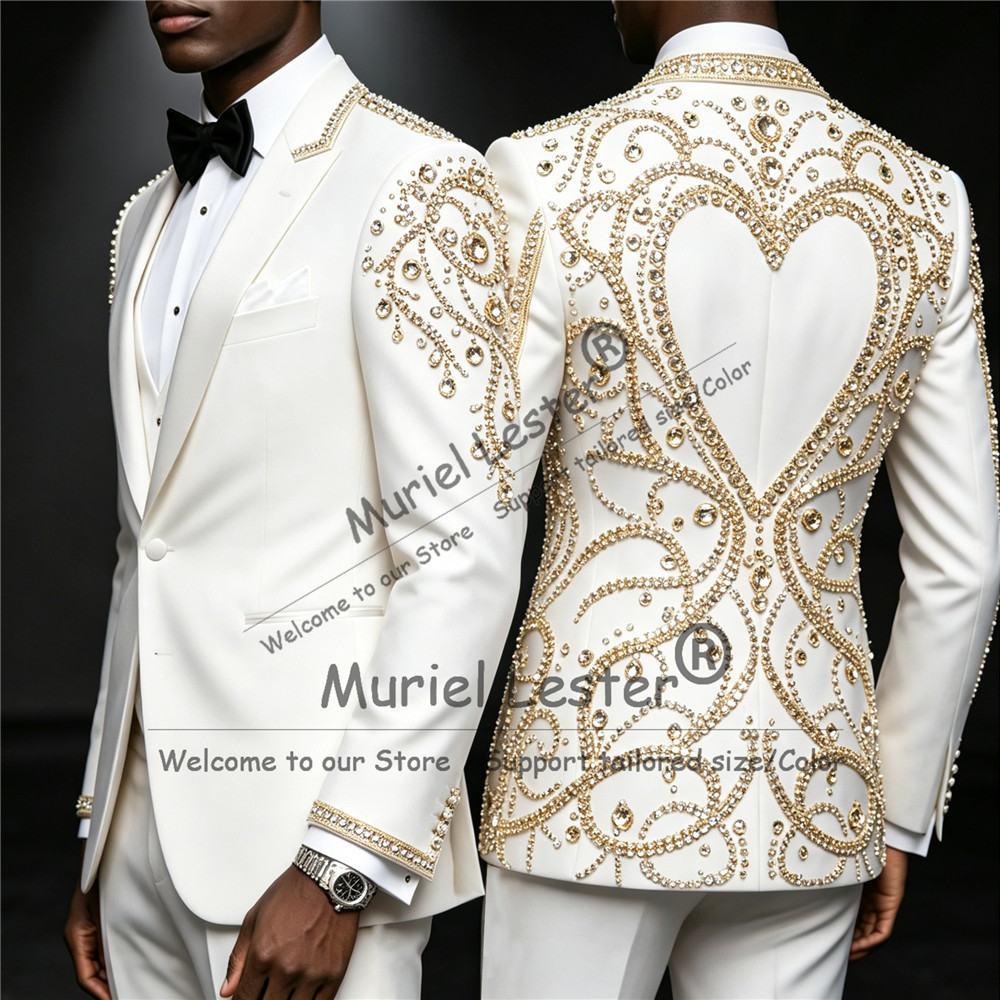 ชุดสูทผู้ชาย 3 ชิ้น ประดับเพชร - Formal Wear For Men In Wedding บทวิจารณ์และราคา