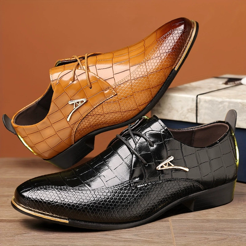 รองเท้าหนัง PU แฟชั่นสำหรับผู้ - Men'S Used Formal Wear บทวิจารณ์และราคา