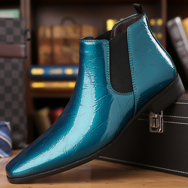 รองเท้าบูทเชลซีหนังสำหรับผู้ชา - Men Formal Wear With Boots บทวิจารณ์และราคา