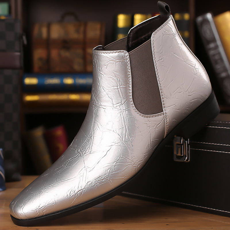 รองเท้าบูทเชลซีหนังสำหรับผู้ชา - Men Formal Wear With Boots บทวิจารณ์และราคา
