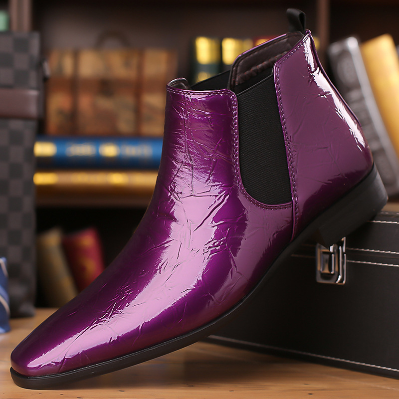 รองเท้าบูทเชลซีหนังสำหรับผู้ชา - Men Formal Wear With Boots บทวิจารณ์และราคา