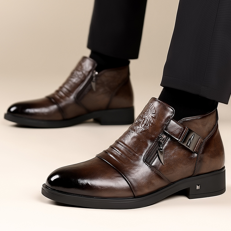 ผู้ชาย Retro Lion HEAD ซิปรองเ - Men Formal Wear With Boots บทวิจารณ์และราคา
