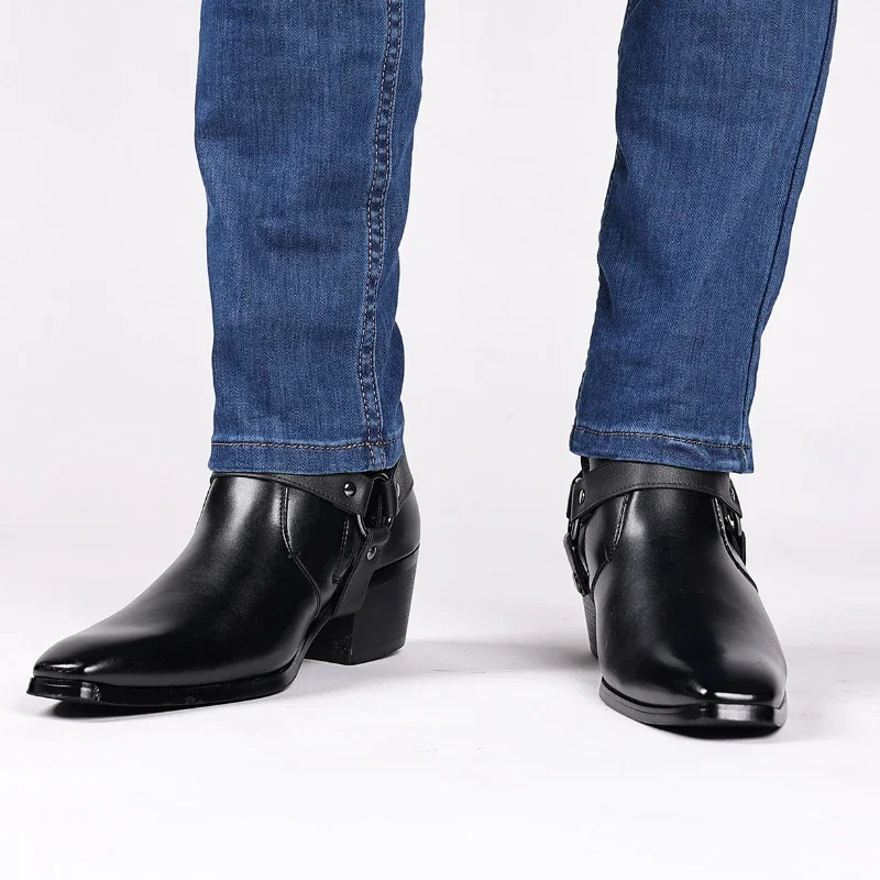 รองเท้าผู้ชายแฟชั่นรองเท้าเชลซ - Men Formal Wear With Boots บทวิจารณ์และราคา