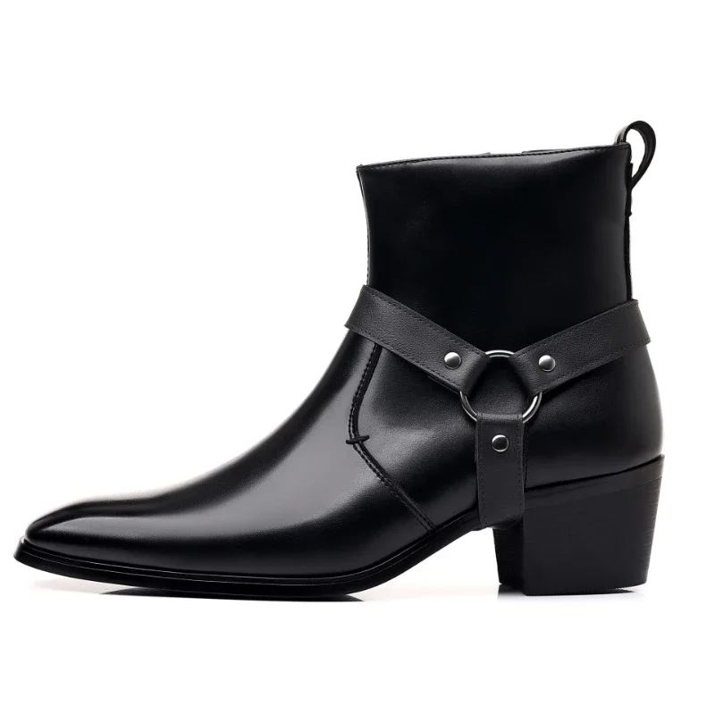 รองเท้าผู้ชายแฟชั่นรองเท้าเชลซ - Men Formal Wear With Boots บทวิจารณ์และราคา